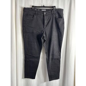 SONOMA Goods For‎ Life Skinny Jeans Black Wash Women's Size 18W